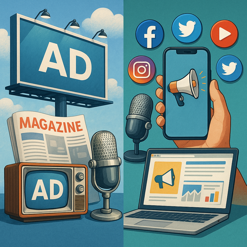 Traditional marketing.
