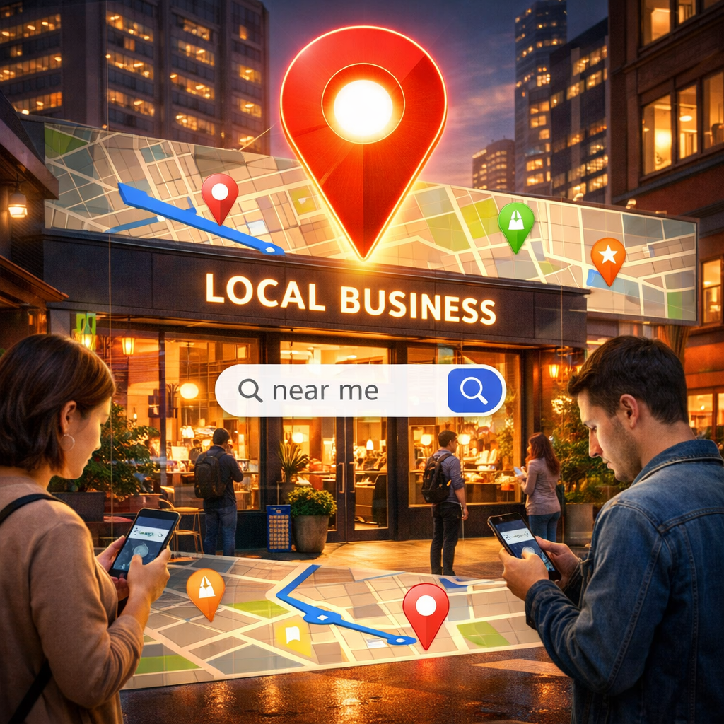 How do you show up in Near Me search results on Google?