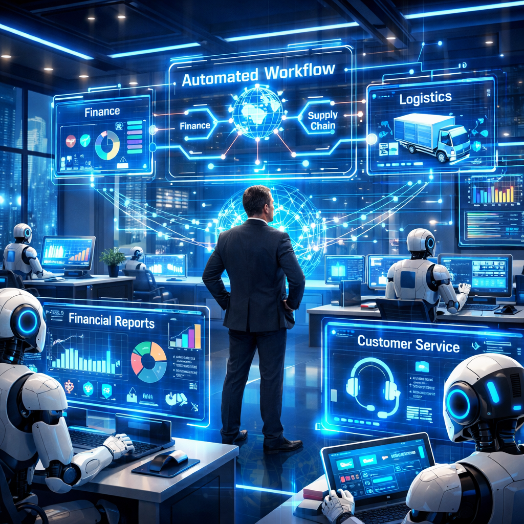 كفاءة العمليات عبر Agentic AI