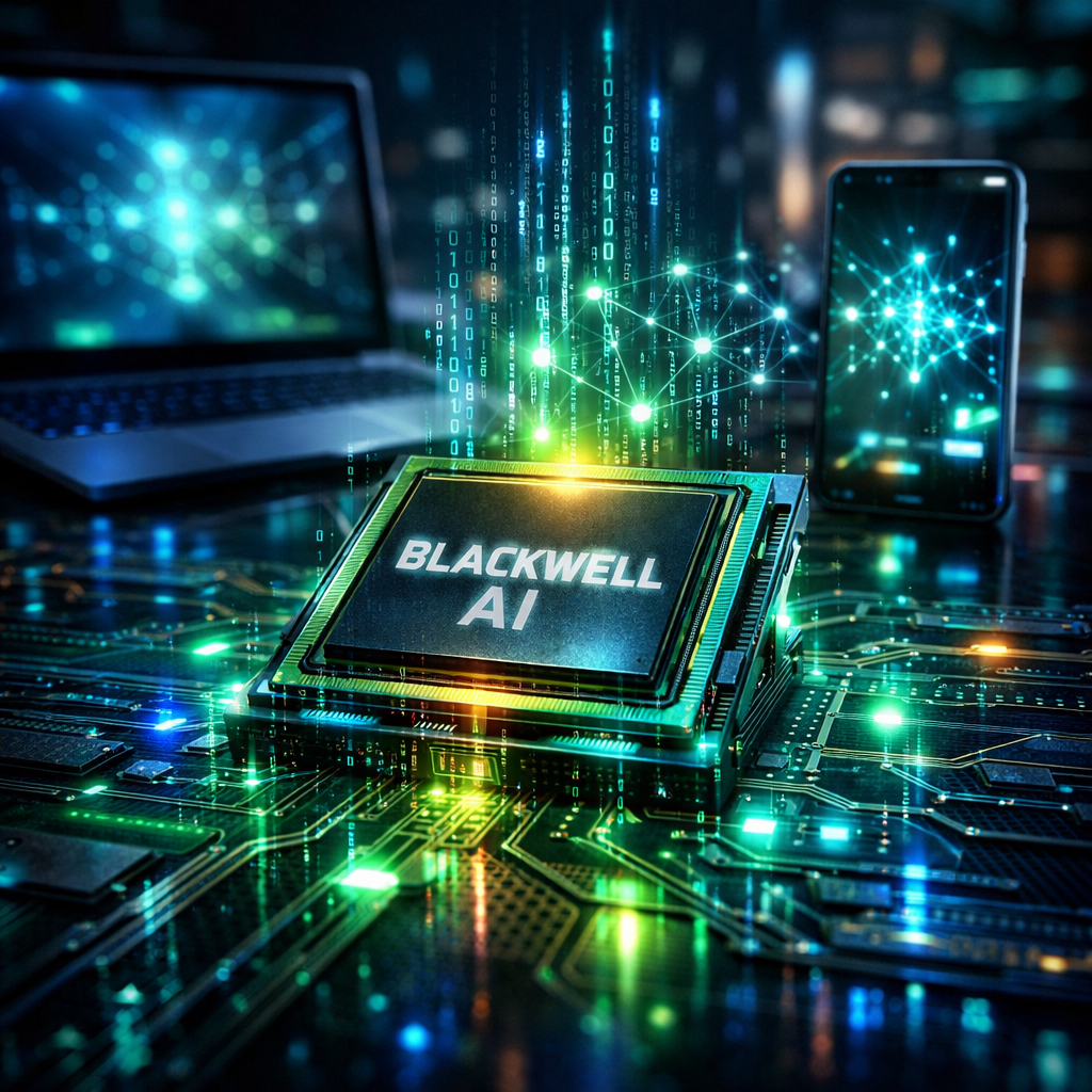 Nvidia unveils the B300 chip that revolutionizes artificial intelligence.