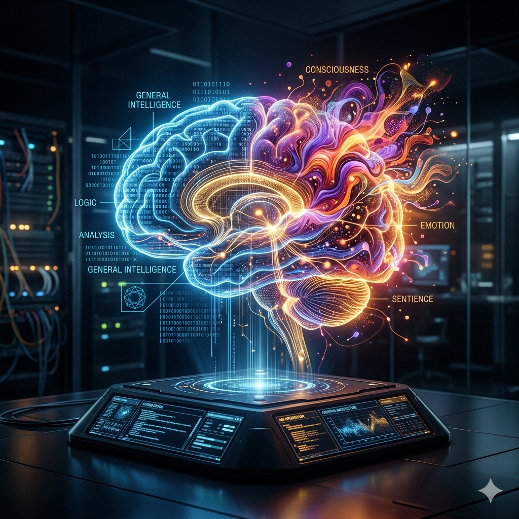 Artificial General Intelligence (AGI) and Machine Consciousness.